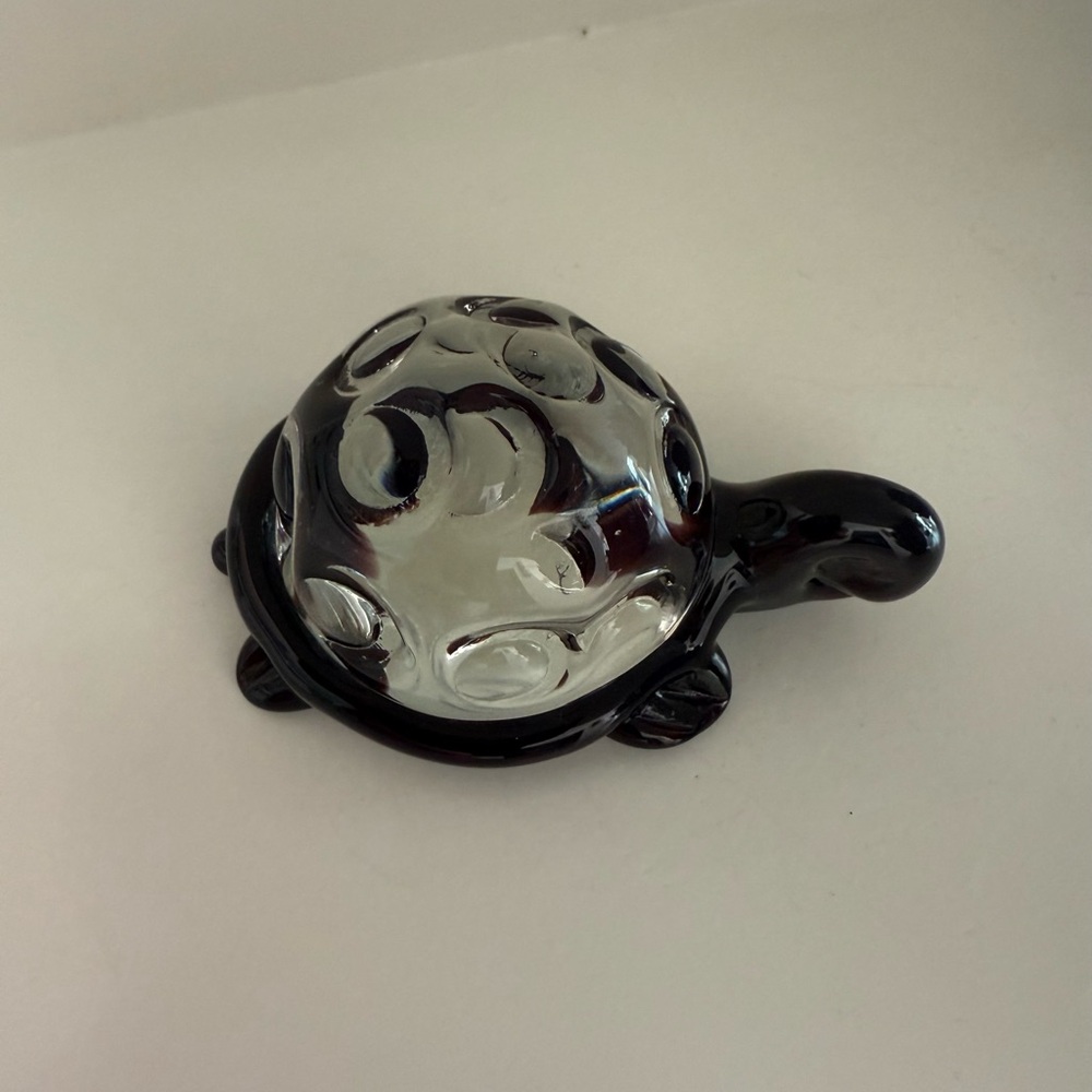 Glass Turtle Decoration